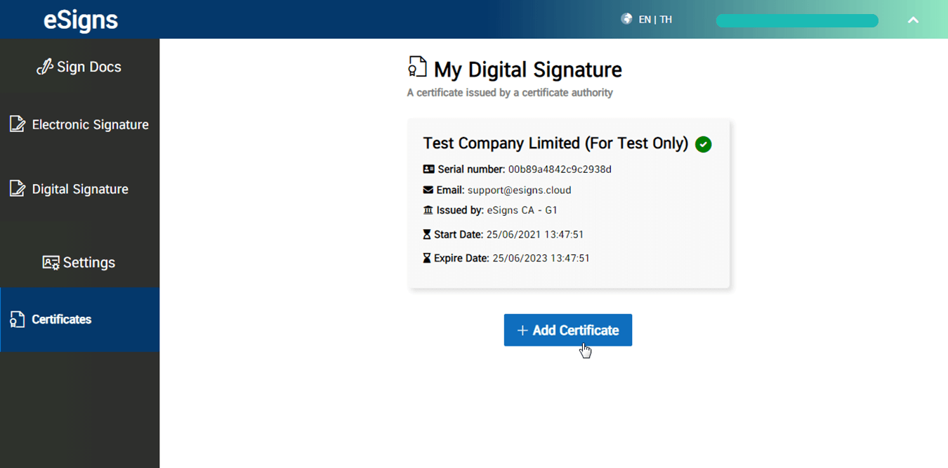 How to Add Certificates from the .pfx/.p12.