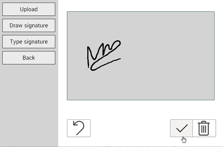 draw signature